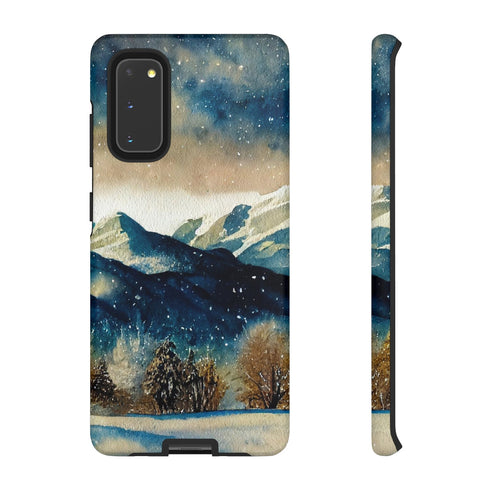Snowy Colorado Rocky Mountains - Impact Resistant Phone Case Samsung Galaxy S20 Matte